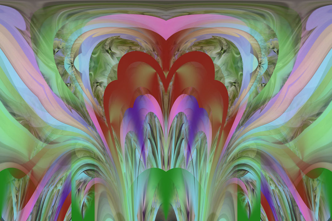 CZ Card - Cosmic Dance - Aurora Borealis Elixir - by Cuzco Artist Channeller ( Teresa Rubiolo )