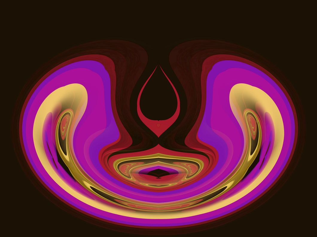 CZ Card - Eliminates Indignation and Resentment - Mystical Fire Flow by Cuzco Artist Channeller ( Teresa Rubiolo)