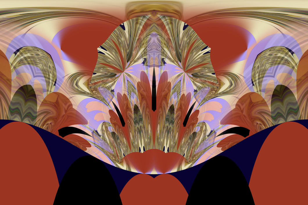 CZ Card - Fear of Missing on Something Beautiful - Overcoming Sense of Guilt and Conflicts - Mystical Flow     by Cuzco Artist Channeller ( Teresa Rubiolo )