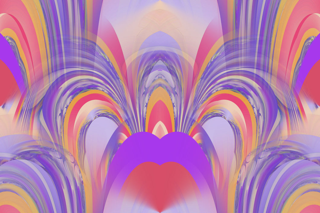 CZ Card - Higher Income Flow - Mystical Flame of Luck    by Cuzco Artist Channeller ( Teresa Rubiolo )