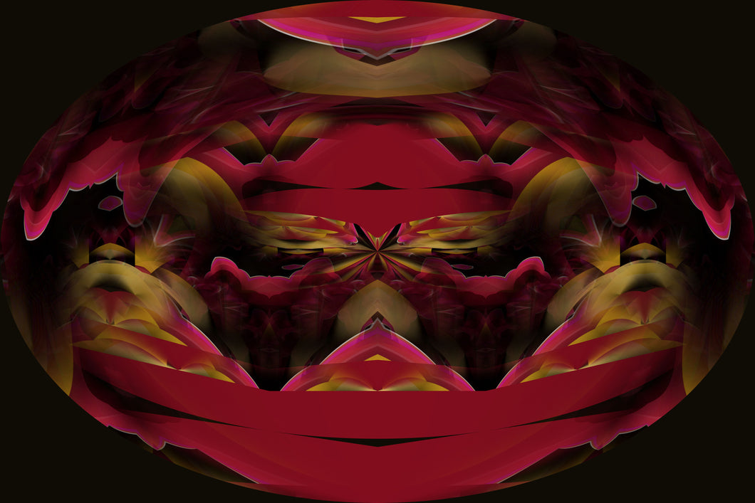 CZ Card -  I Overcome Moments of Stalemate and Start Again  -  -  Mystical Flow - by Cuzco Artist Channeller ( Teresa Rubiolo)
