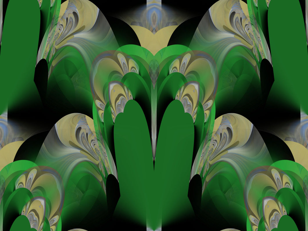 CZ Card - Mint  Beneficial Properties - Mystical Flow by Cuzco Artist Channeller ( Teresa Rubiolo )