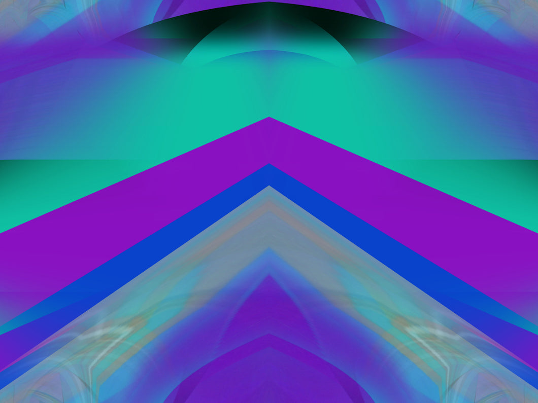 CZ Card - Mystical Flow of Healing and Purifyng - by Cuzco Artist Channeller (Teresa Rubiolo)