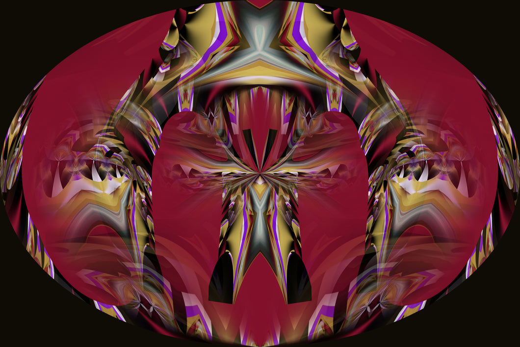 CZ Card - Neutral and Realistic  Attitude - Mystical  Flow  by Cuzco Artist Channeller ( Teresa Rubiolo )