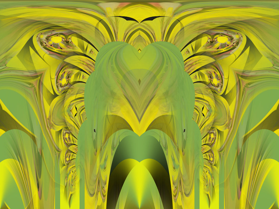 CZ Card - Pineapple Essence - Mystical Flow by Cuzco Artist Channeller (Teresa Rubiolo)