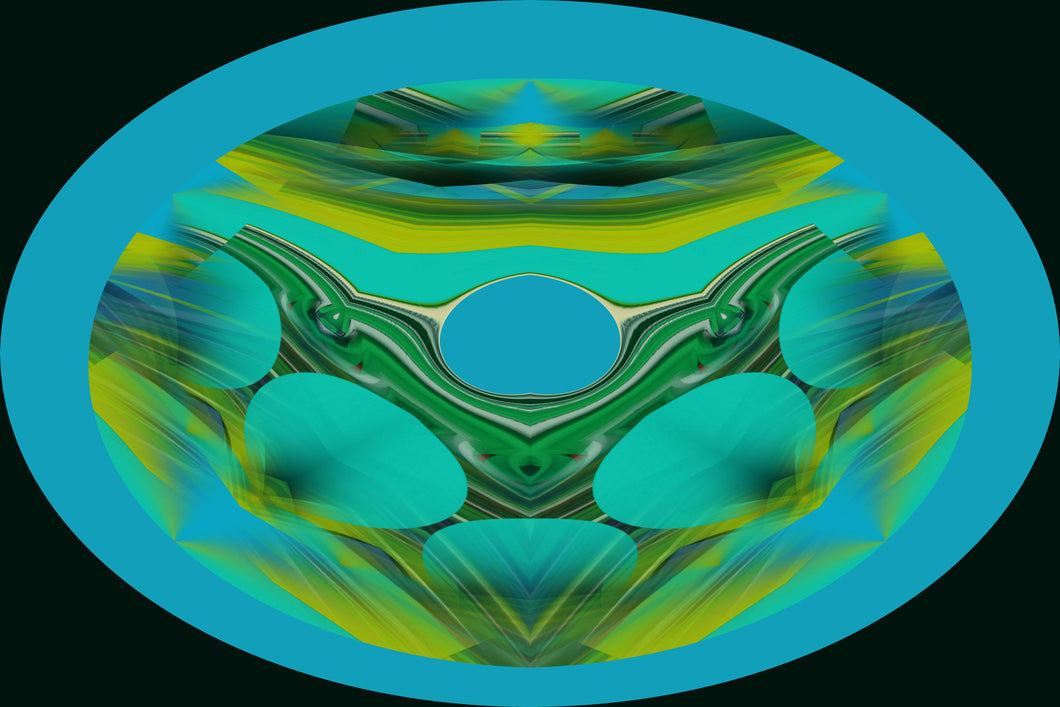 CZ Card - Renal Colic Relieve Pain Healing Flow by Cuzco Artist Channeller ( Teresa Rubiolo)