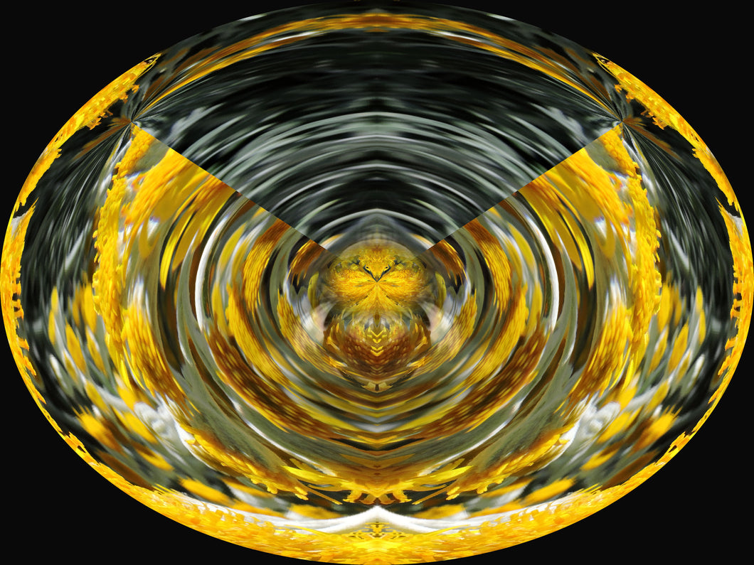 CZ Card - Golden Cobs Vortex by Cuzco Artist Channeller